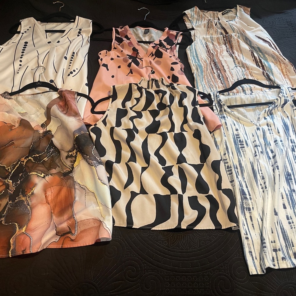 SHEIN Women's Tops - Multicolor Patterns